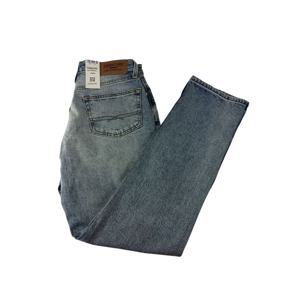 Signature Gold Levi Strauss Athletic Blue Jeans Women's Sz. 29 x 32 - Picture 5 of 7